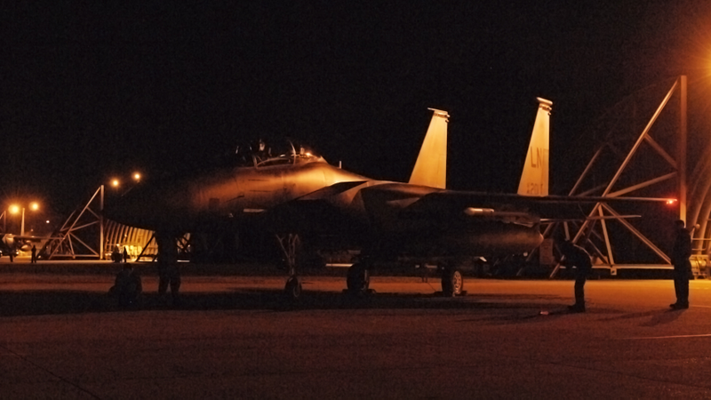 Illustration for article titled UK Based F-15Es Flew A Secret Long-Range Mission Over Africa On Monday